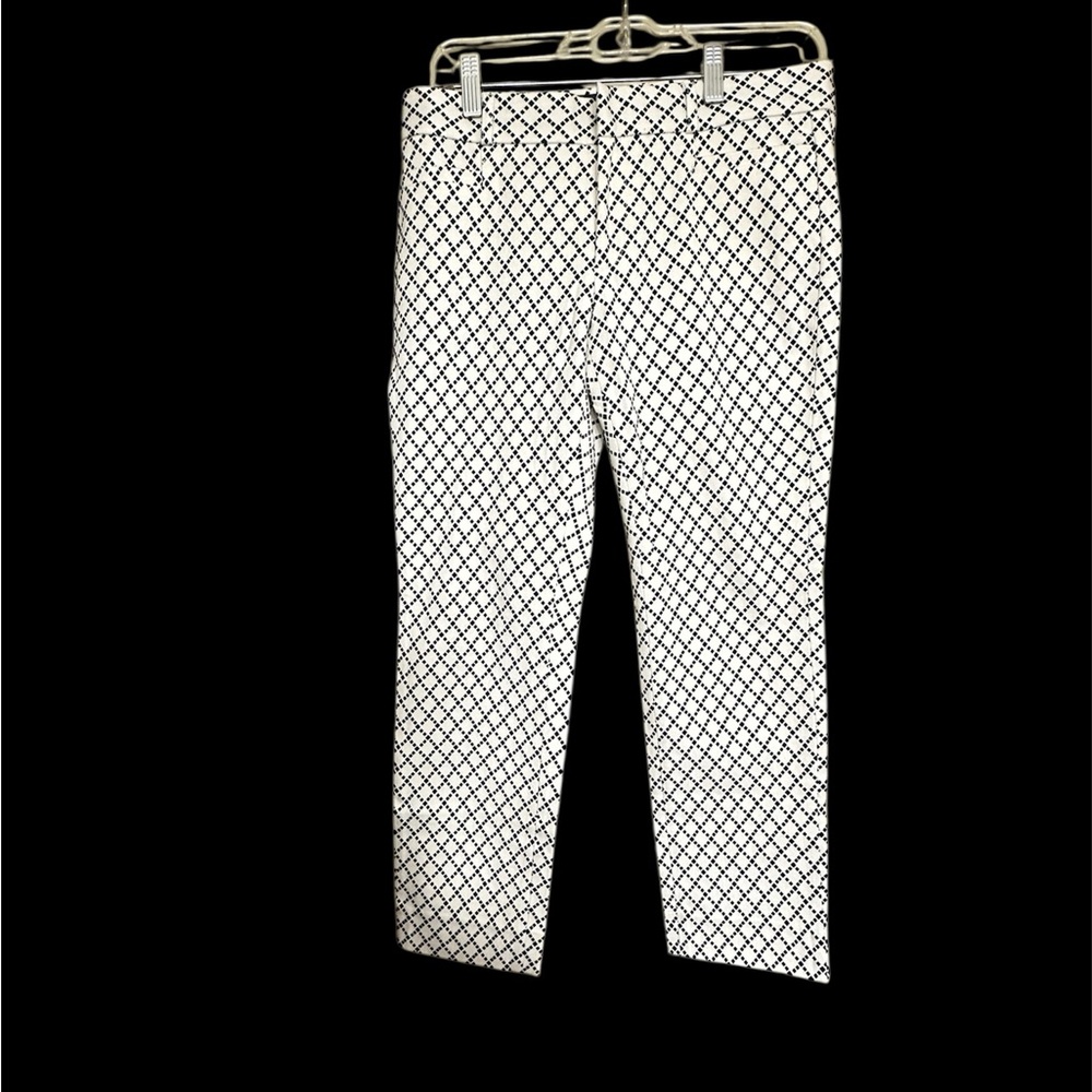 Banana Republic Women’s Sloan Geometric Print Ankle Length Dress Pants Size 4P